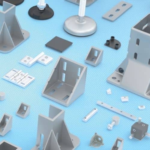 Accesorios para perfiles de aluminio Alusic