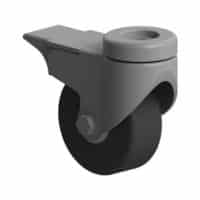 Rueda con freno para estructuras de aluminio Alusic