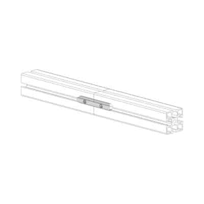 Conector de perfil de 90mm Alusic PV LINE