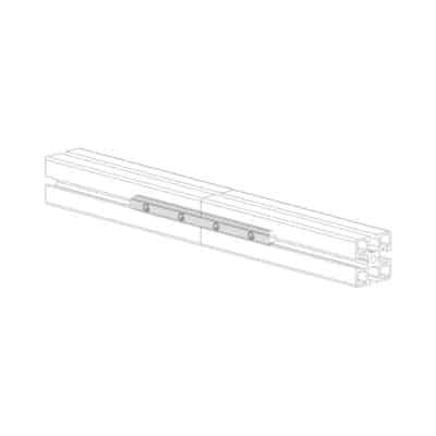 Perfil conector para grandes extensiones Alusic
