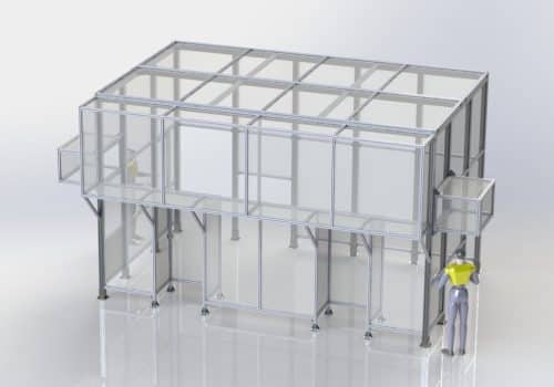 Vallado de estructura de aluminio Operber